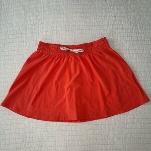 Vuori Orange Athletic Shorts/Skort NWOT